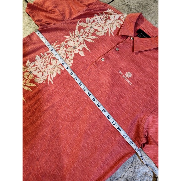 Vintage 90s Greg Norman Men's XL Salmon Colored Mercerized Cotton The Diplomat - Picture 3 of 14